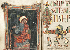 Karolingisches Evangeliar Spätes 9. Jahrhundert  Diözesane Sammlung Leni Deinhardstein, Lisa Rastl, Dom Museum Wien