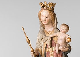 Maria mit dem Jesuskind Spätes 14. Jahrhundert  Diözesane Sammlung Leni Deinhardstein, Lisa Rastl, Dom Museum Wien
